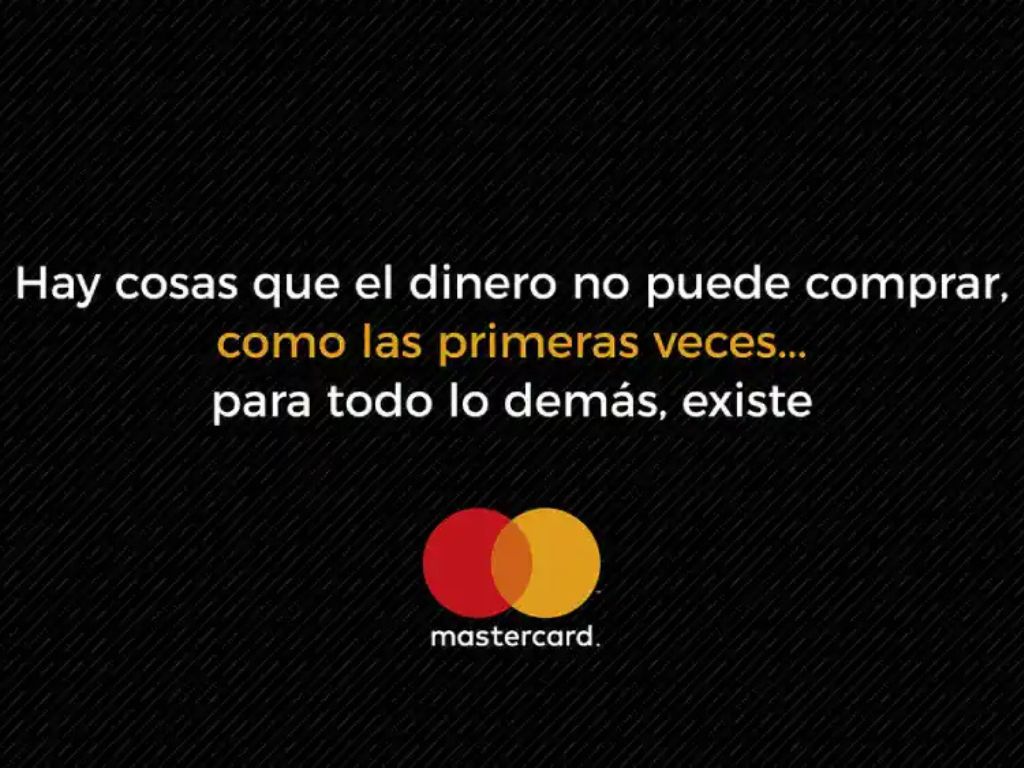 Publicidad para Mastercard