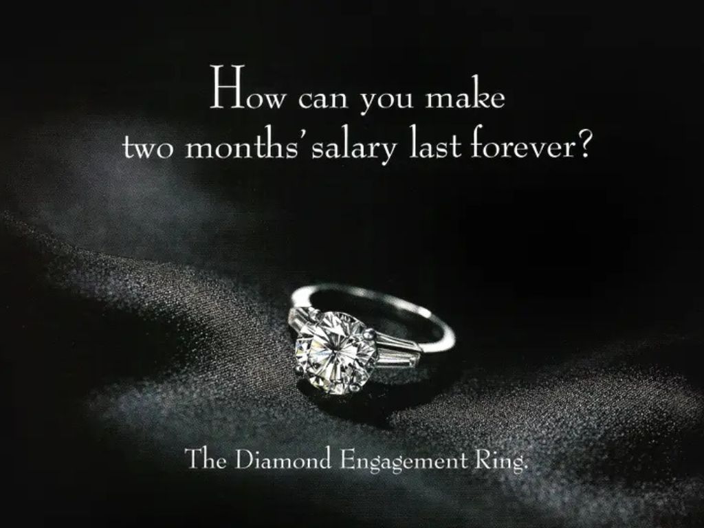 Anuncio de anillos de compromiso