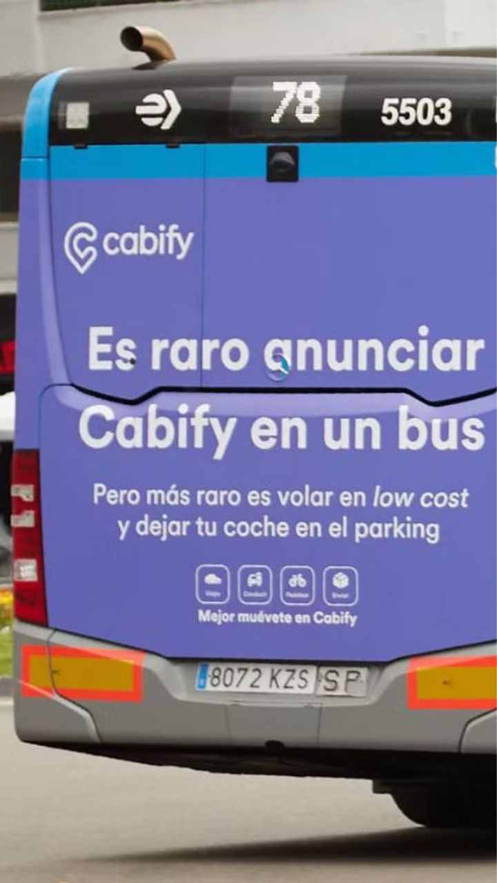 Ejemplo de copywriting urbano: cómo Cabify usa palabras para diferenciarse en un mercado saturado y conectar con el usuario moderno.